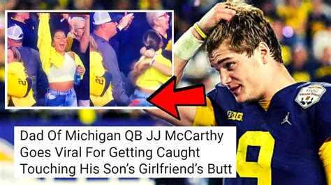 jj mccarthy dad and girlfriend|J.J. McCarthy’s Dad Once Groped His Girlfriend In。